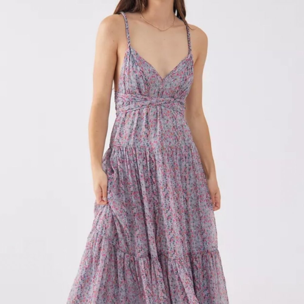ASTR The Label Eartha Floral Maxi Dress